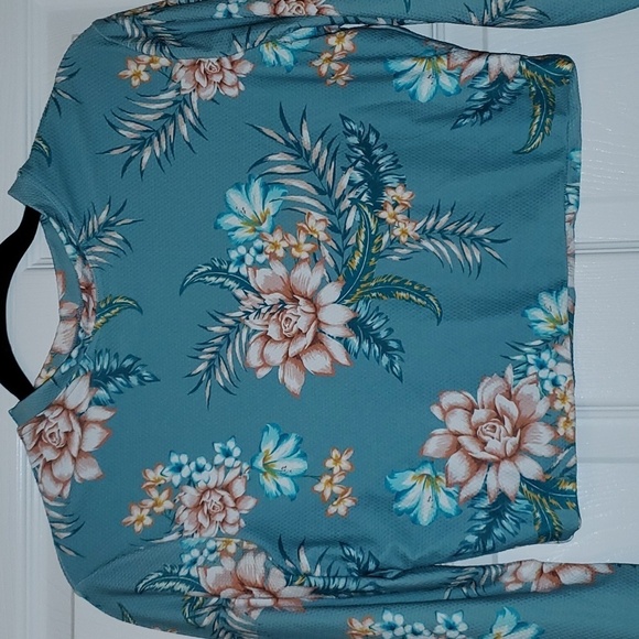 Azura Australia Mexicali Long Sleeve Crop Swim Top Size US 12 - Picture 2 of 8